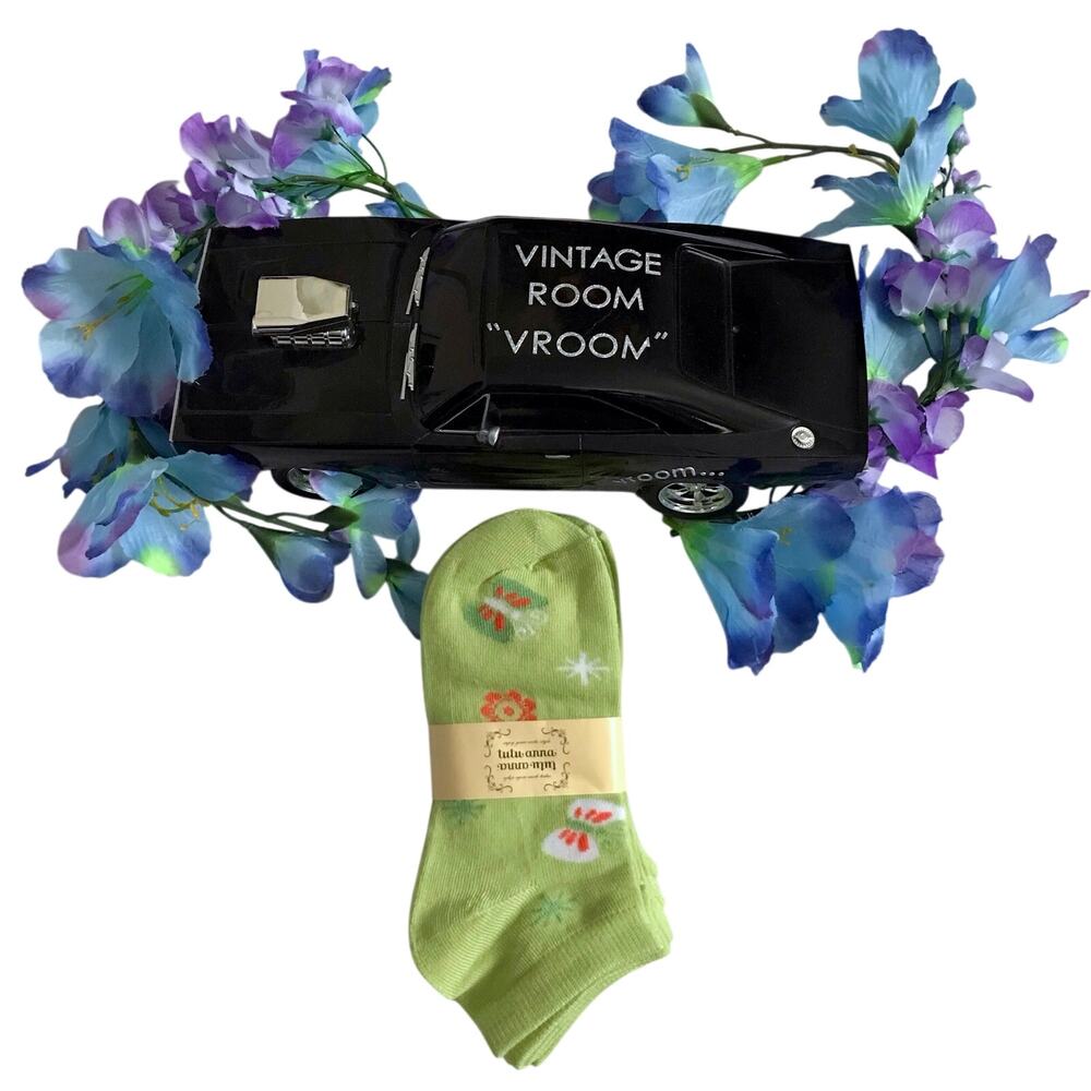 Tutu Anna NWT 5 Pairs No Show Light Green Socks Women OS